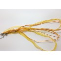 Cordon collier organza orange Cordon collier organza orange