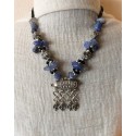 Collier marocain avec pendentif original en cadenas Collier marocain avec pendentif original en cadenas