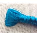 Fils en soie végétale de couleur Turquoise