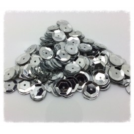 Sequins paillettes argentées