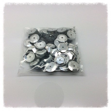 Sequins paillettes argentées