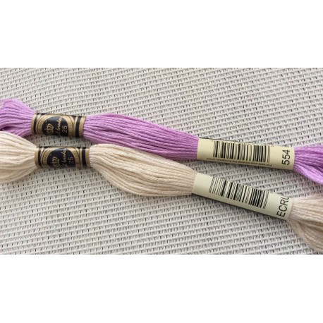 Lot Echevettes Écrues et Violettes