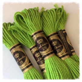 Échevettes de fils de coton Vert Pomme