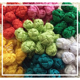 Perles boutons vert foncé/ Akkads marocains 2