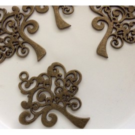 Breloque motif arbre de couleur argent 2