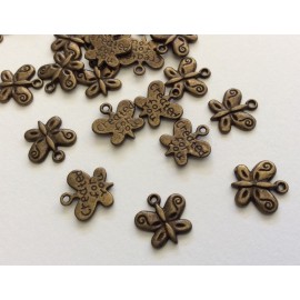 Lot de breloques papillons