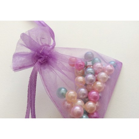 Perles rondes nacrées x40