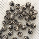 20 perles rondes en métal 9 mm 20 perles rondes en métal 9 mm