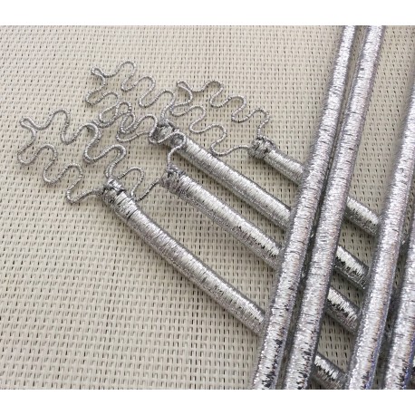 Ronds de serviettes argentés Ronds de serviettes argentés