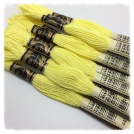 Echevettes de coton de couleur Jaune