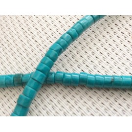 Perles palets turquoises