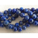 10 perles Lapis Lazuli 8 mm