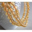 Perles rondes en citrine 6mm