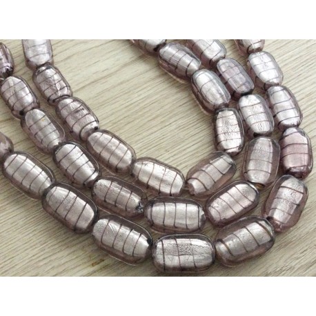 5 perles grises nacrées grand modèle