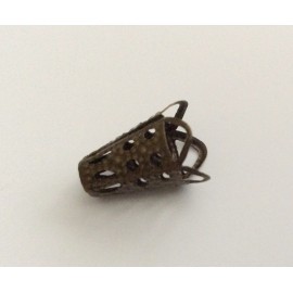 Lot de 4 coupelles cônes bronze 2