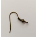 10 supports boucles d'oreilles couleur  bronze 10 supports boucles d'oreilles couleur  bronze