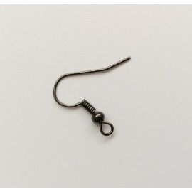 10 supports boucles d'oreilles gunmétal 2