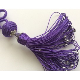 Porte clés arabesques Violet 2