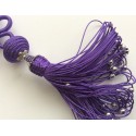 Porte clés arabesques Violet