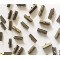 50 Griffes fermoirs couleur bronze