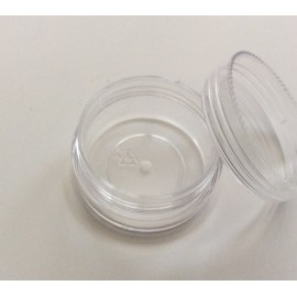 Petite boite ronde transparente