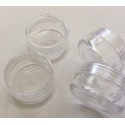 Petite boite ronde transparente