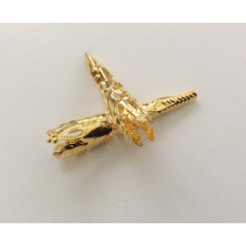 Lot 4 coupelles calottes dorées 2