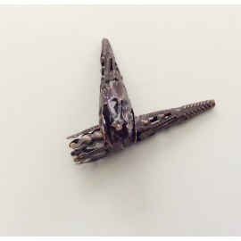 Lot de 4 coupelles calottes cuivrées 2