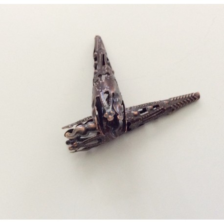 Lot de 4 coupelles calottes cuivrées Lot de 4 coupelles calottes cuivrées