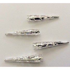 Lot de 5 coupelles calottes en métal