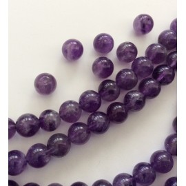 Perles Améthystes naturelles