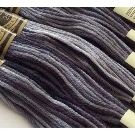 Fils à broder tons Acier Variation