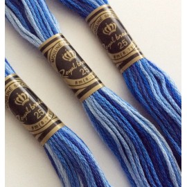 Fils à broder Variations Bleu Ombré 2