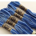 Fils à broder Variations Bleu Ombré