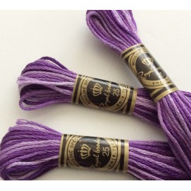 Fils à broder Variations Violette Ombrée 2