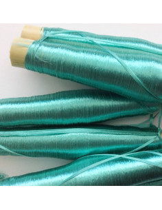 Fils en soie Vert Lagon 2