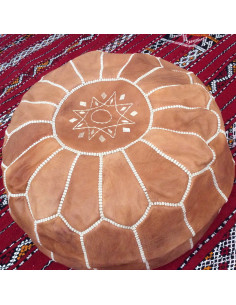 Poufs traditionnel en cuir 2