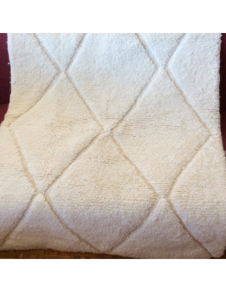 Tapis Beni Ouarain Beige/Ecru