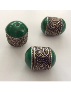 Perle en métal de couleur...