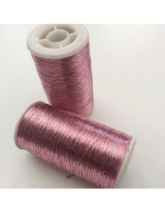 Bobine de fil skalli rose