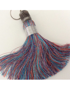 Pompon Multicolore en soie...