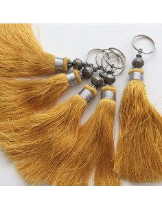 Pompon doré en soie sabra