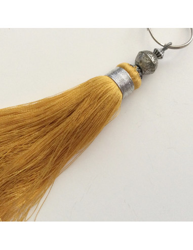 Pompon doré en soie sabra