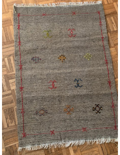 Tapis berbère gris 1m x 75 cm