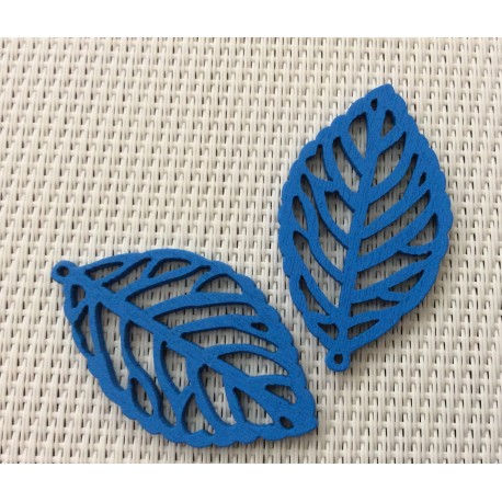 2 estampes en bois bleues