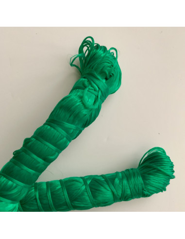 Fil en soie végétale verte vendu en...