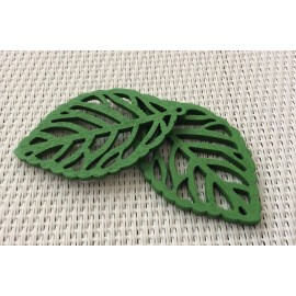 Deux estampes vertes en bois 2