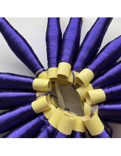 Bobines de soie violettes 2