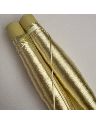 Bobine de soie sabra Jaune Claire x2