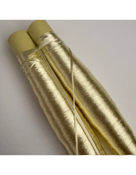 Bobine de soie sabra Jaune Claire x2